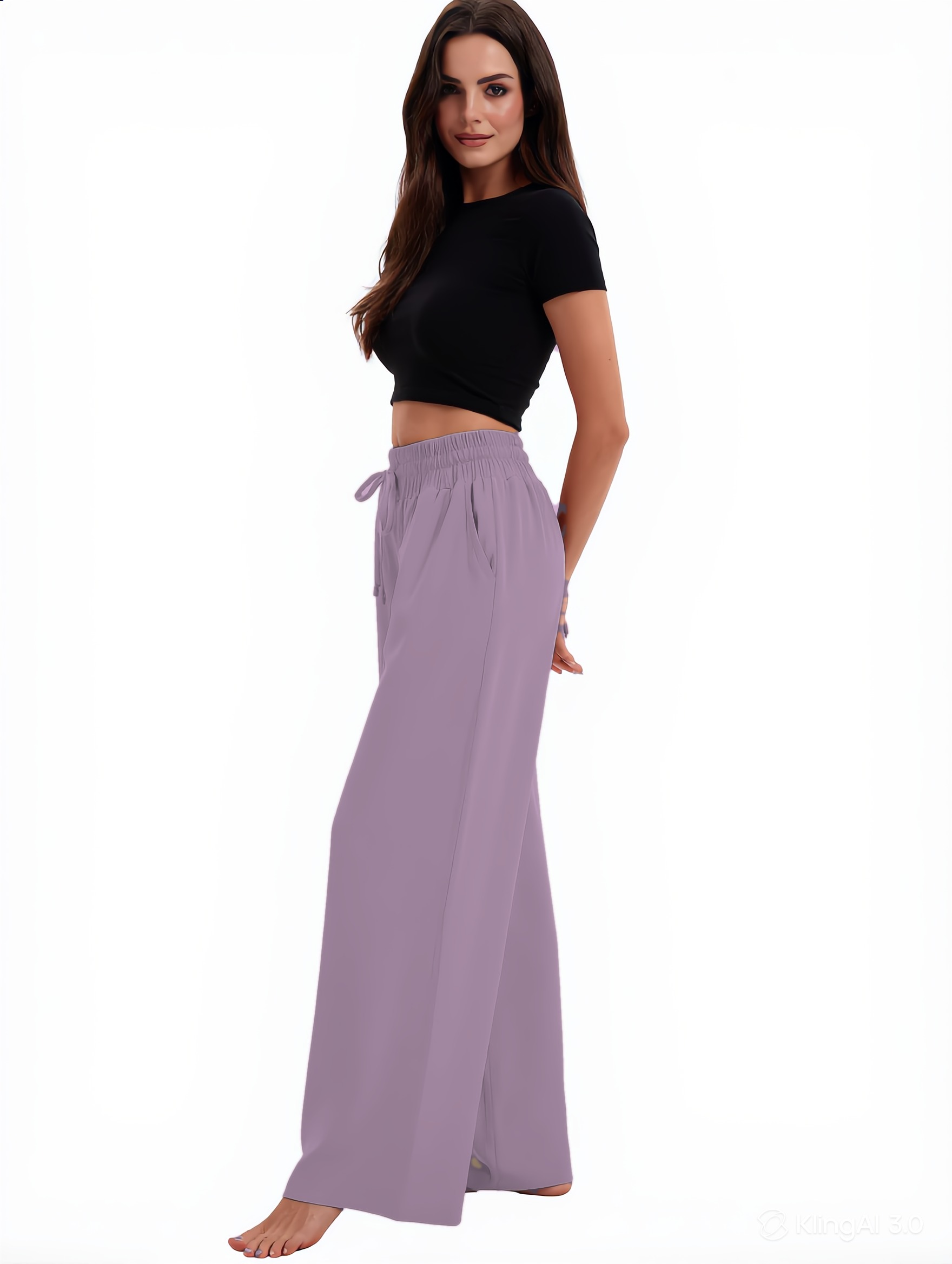 Wide-Leg Yoga Pants in Taupe — The Sunday Reset Edit style look