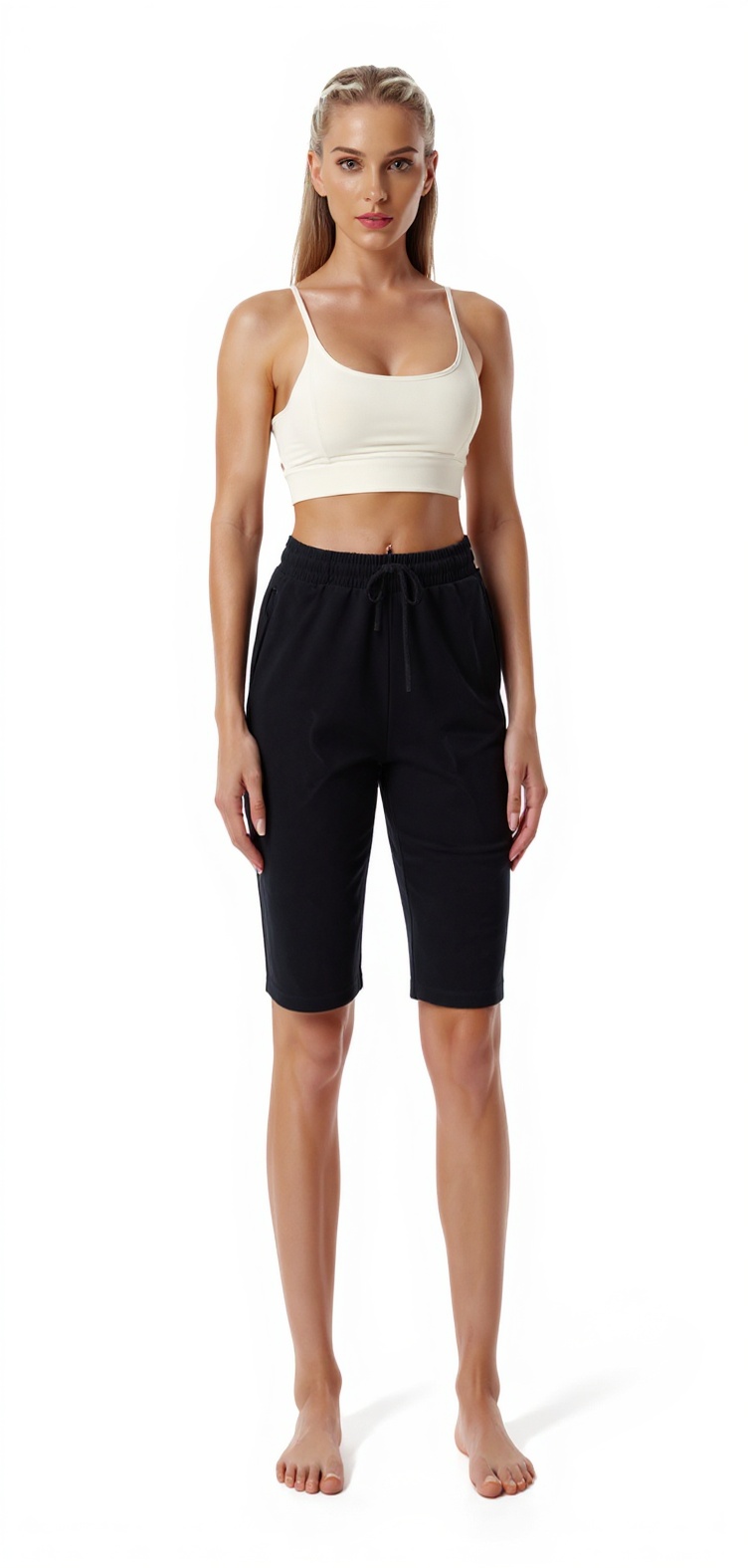 Yoga Shorts in Black — The Sunday Reset Edit style look